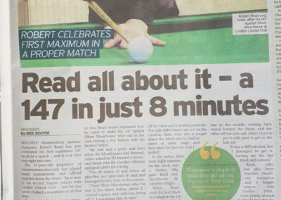 Gallery - News Article - Rob Read Snooker